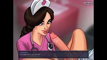 Sexo sexy com uma senhora mais velha e oral com uma enfermeira l meus momentos de jogo mais sexy l saga de verão v0.18 l parte 12